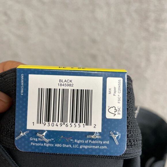 NEW Greg Norman Men's 32X34 Ultimate 5 Pocket Pants Black Performance - Picture 8 of 11